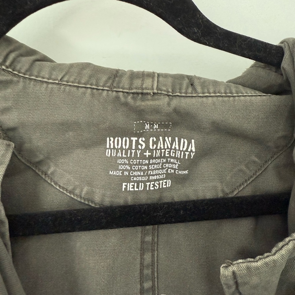 Roots Women's Utility Jacket in Army Green - Picture 2 of 3